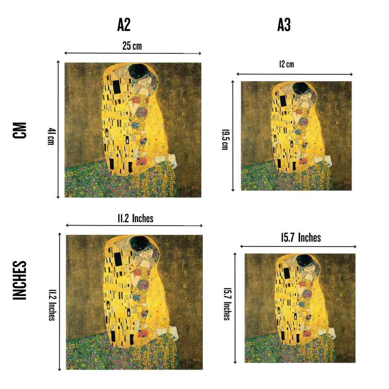 Quebra-Cabeça de Madeira The Kiss (Klimt)